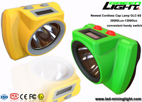 18000 Lux Rechargeable LED Bergbauscheinwerfer-drahtloser ultra heller handlicher Schalter