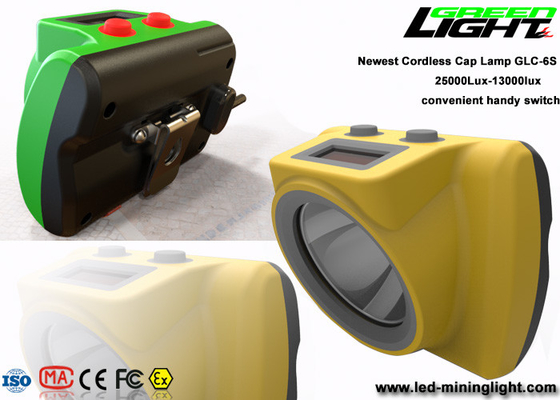 18000 Lux Rechargeable LED Bergbauscheinwerfer-drahtloser ultra heller handlicher Schalter