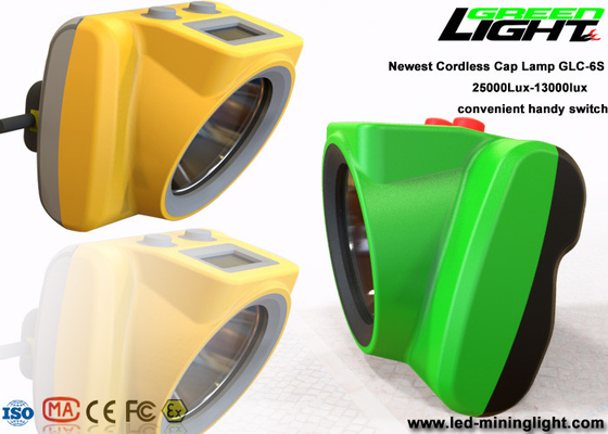 18000 Lux Rechargeable LED Bergbauscheinwerfer-drahtloser ultra heller handlicher Schalter