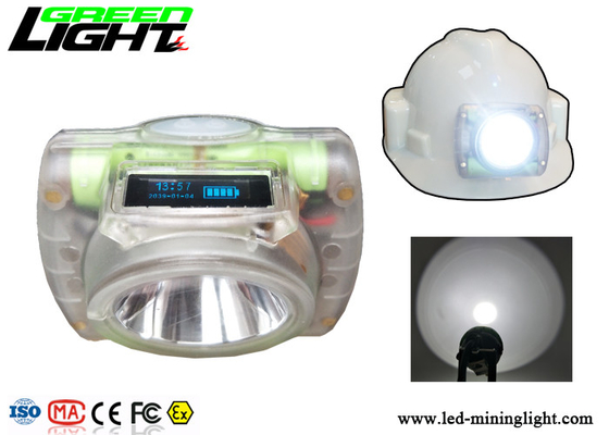 OLED-Schirm-wasserdichter geführter Scheinwerfer, Schutzhelm-Licht-wieder aufladbares transparentes drahtloses