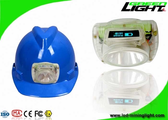 Tragbarer leichter Akku der LED-Kohlen-Bergmann-Lampen-6.8Ah mit OLED-Schirm