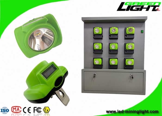 Tragbarer leichter Akku der LED-Kohlen-Bergmann-Lampen-6.8Ah mit OLED-Schirm