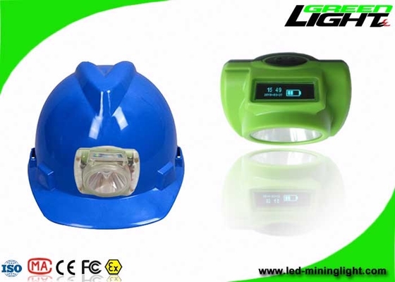 Untertägiger drahtloser Bergbaulichter CREE LED 13000lux OLED Schirm mit warnender Funktion der geringen Energie