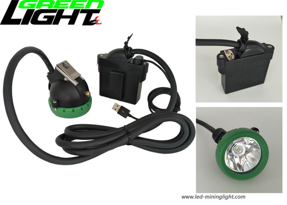 Untertagekopfleuchte-wieder aufladbare geführte Scheinwerfer ABS Material-Unterstützungs-USB schnelle Aufladung