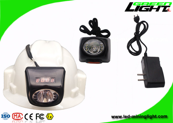 Kleine Helligkeit der LED-Bergmann-Kopfleuchte-8000LUX 221lum mit Digital-Schirm