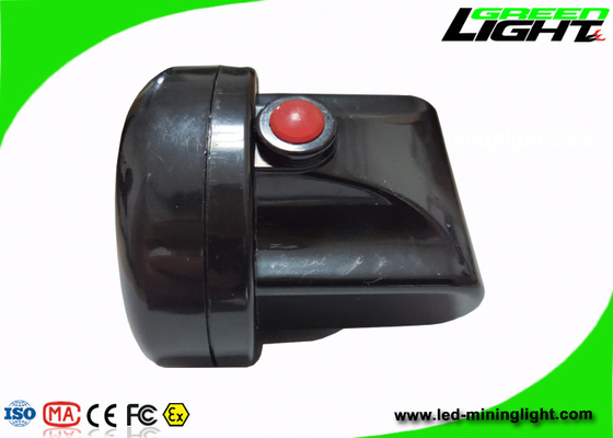 Leichte Bergbaukappe beleuchtet 4000 Lux Plug - bei der Aufladung mit Sturzhelm-Klammer