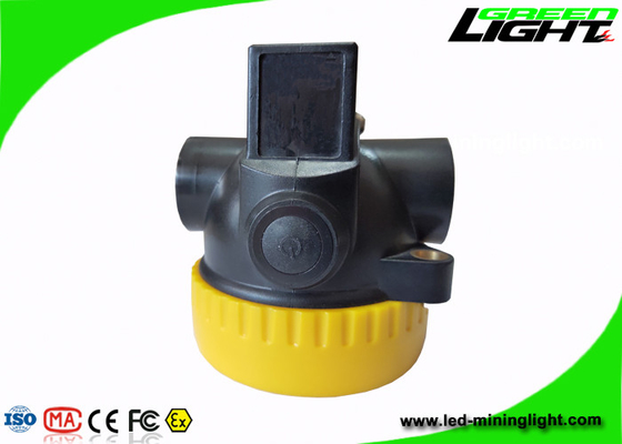Alle in einer PC-ABS IP68 Struktur-Kohlen-Bergmann-Hard Hat Lights 5000lux imprägniern