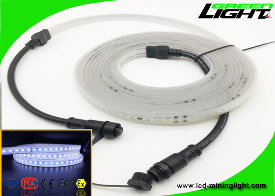 Wasserdichte flexible geführte Neonbeleuchtung Rgb SMD 5050 kühlt weißes Farbe-Sillicone-Material ab