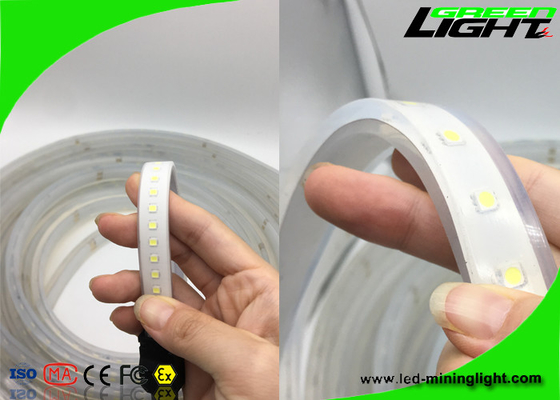 Wasserdichte flexible geführte Neonbeleuchtung Rgb SMD 5050 kühlt weißes Farbe-Sillicone-Material ab