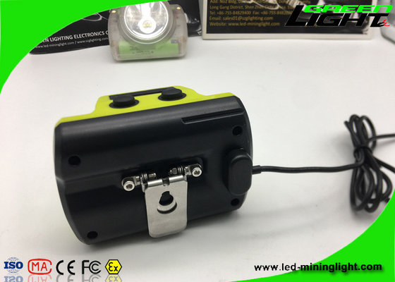 Oled-Schirm führte Scheinwerfer-Bergbau-Schutzhelm-Licht-Lithium-Batterie 6.8Ah 18000lux