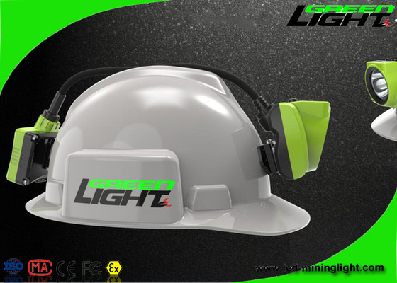 Oled-Schirm führte Scheinwerfer-Bergbau-Schutzhelm-Licht-Lithium-Batterie 6.8Ah 18000lux