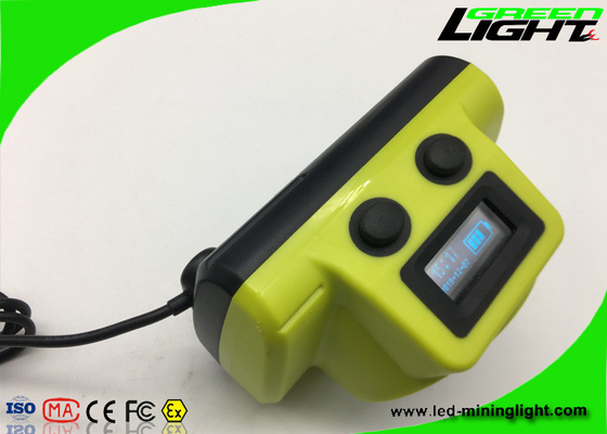 Wasserdichter Untertageschutzhelm beleuchtet Helligkeit 13000lux mit Aufladungskabel Usb