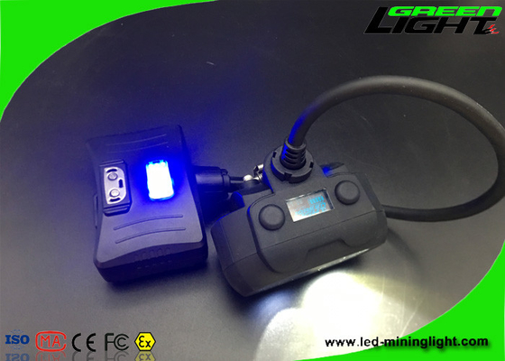 Grüne beleuchtende wasserdichte Kappe Lapm der Doppelstrahln-Kopfleuchte-IP68 mit Cree Led 15000lux