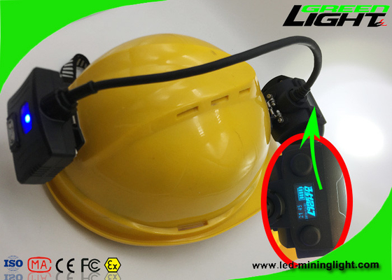Grüne beleuchtende wasserdichte Kappe Lapm der Doppelstrahln-Kopfleuchte-IP68 mit Cree Led 15000lux