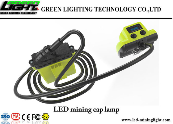Schirm hohe Helligkeits-Kohlen-Bergmann-Hard Hat Lights OLED für Batterie-Kapazitäts-Anzeige