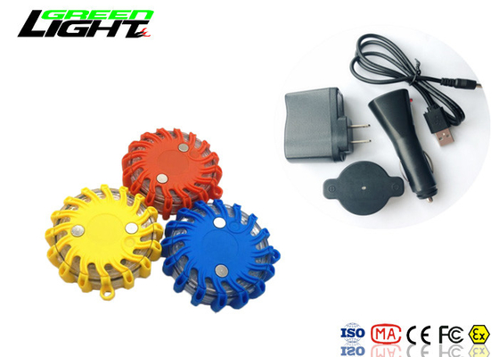 Wasserdichtes IP68 führte blinkendes Warnlichter PC/TPR materielles DC 5V für LKWs