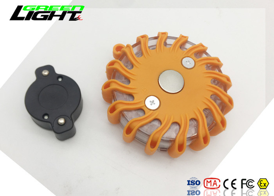 Wasserdichtes IP68 führte blinkendes Warnlichter PC/TPR materielles DC 5V für LKWs