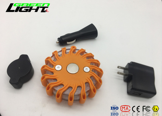 Wasserdichtes IP68 führte blinkendes Warnlichter PC/TPR materielles DC 5V für LKWs