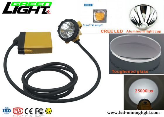 Sicherheits-Kohlen-Bergmann Hard Hat Light dehnen beständigen Kabelanschluss wasserdichtes IP68 aus
