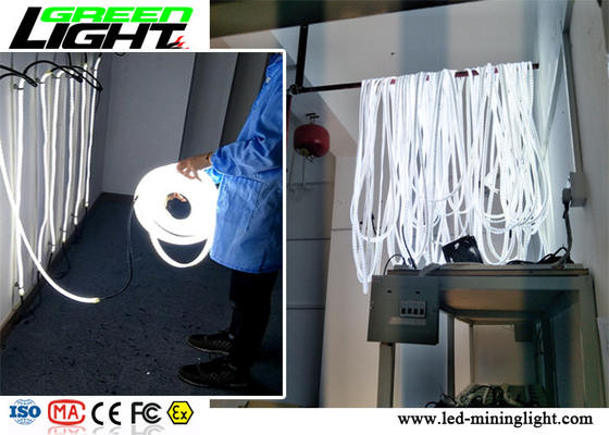 Warmes weißes geführtes Streifen-Band beleuchtet 60 LED SMD5050 für gefährliche/Schutzzone-Beleuchtung