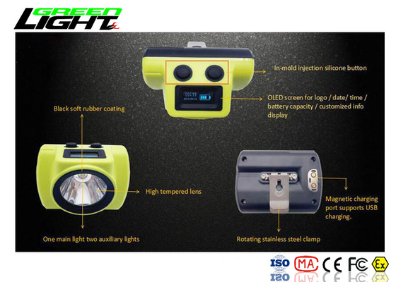 Scheinwerfer Cree Rechargeables LED drahtloses USB-Ladegerät für Schutzhelm-Leerfahrt