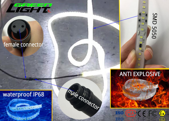 Explosives Antisilikon-materielle kühle weiße Farbe RGB 5050 Neonbeleuchtung LED flexibles