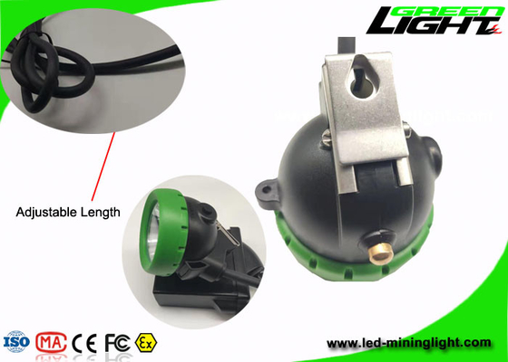Kappe des Bergbau-10000lux beleuchtet hohe Helligkeit 216lum Li - Ion Battery Pack Light Weight