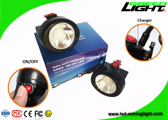 10000 Lux Cordless Mining Lights Safety-Lampen-ABS-PC-materieller Oberflächenleichtgewichtler