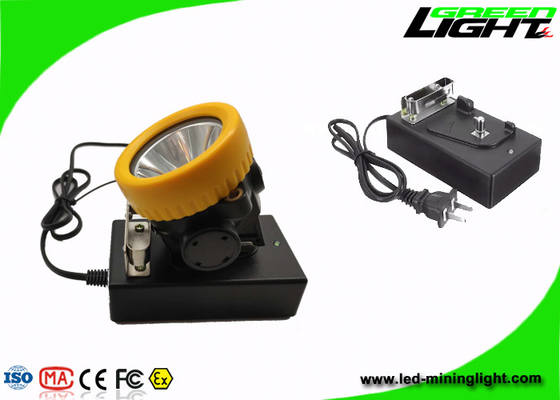 PC Recharegable LED Lithium Ion Battery 4500lux der Tunnel-Licht-Kopfleuchte-2.2Ah