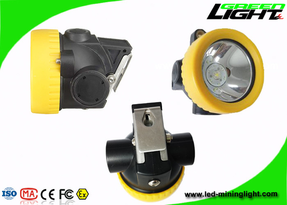 PC Recharegable LED Lithium Ion Battery 4500lux der Tunnel-Licht-Kopfleuchte-2.2Ah