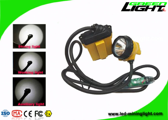 25000 Lux Led Flashlight Corded Mining Kopfleuchte wasserdichte Cree Ip 68 GLC12-A