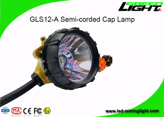 beleuchtet drahtlose Bergbau-Kappe 15000lux LED 1.7W mit warnender Funktion der geringen Energie