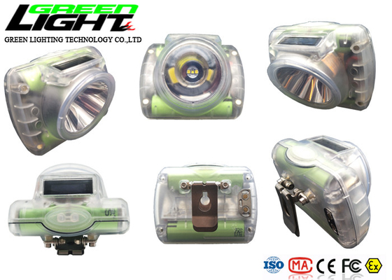 IPX8 imprägniern ABS 1.78W 13000 LUX Underground Cap Lamp