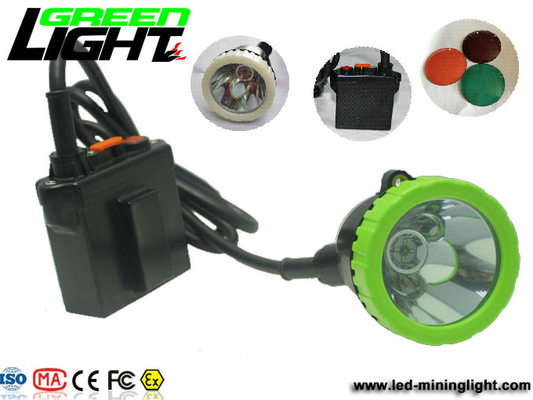 wieder aufladbare 650lum 3.7W Bergbau-Kopfleuchten 50000lux