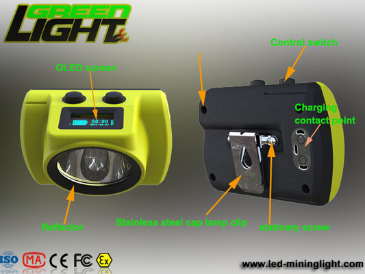 Wieder aufladbarer LED Scheinwerfer OLCD-Schirm-13000lux 6800Ah