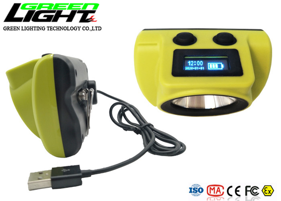 Ausgeglichene Linse 6800mAh 385LUM 20000 LUX Led Miner Head Light