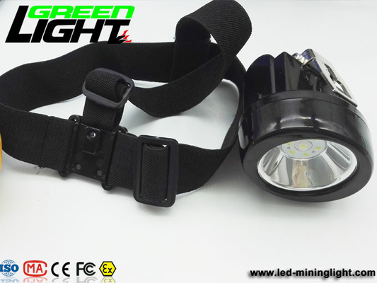 1200 Zyklen Bergbau-Schutzhelm-Lichter 6000 Lux-2.8Ah 110LUM