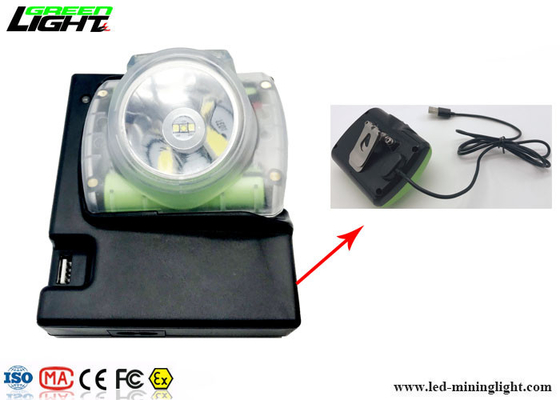 leichte wieder aufladbare Bergmann-Sicherheits-drahtlose Kopfleuchte 3.7V 1.78W 13000lux