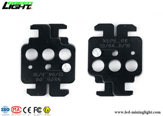 Doppelter Kopf 8.6mm 3 Loch-Aluminiumschieber-Haspen ISO14001