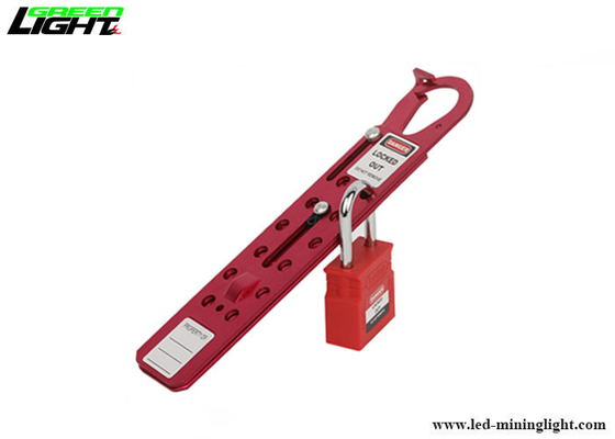 Rotes 12 8mm Loch-Aluminium 3/8" Schnallen-Haspe-Aussperrung