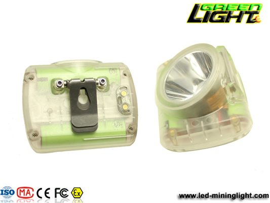 Transparente drahtlose Bergbaulichter 0.4W 13000Lux 6.2Ah