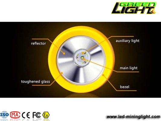 Bergbauschutzhelm IP68 450mA 12000lux beleuchtet 1200 Zyklen