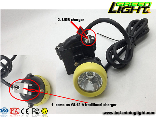 Untertagebergmänner 1000 1.67W 6.6Ah Lux Mining Cap Light For