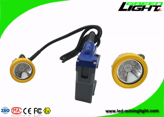 6.6Ah 1.67W 1000cycles führte Bergbaukopfleuchte 15000lux