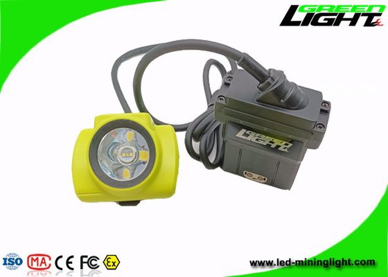 530lum 25000lux schnürte geführte Kopfleuchte 13600mAh mit OLED-Schirm