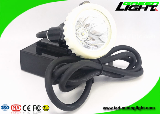 Hoher Strahl 216lum 450mA schnürte Bergbaukappen-Lichter 10000lux 6.6Ah