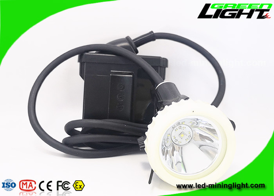 Hoher Strahl 216lum 450mA schnürte Bergbaukappen-Lichter 10000lux 6.6Ah