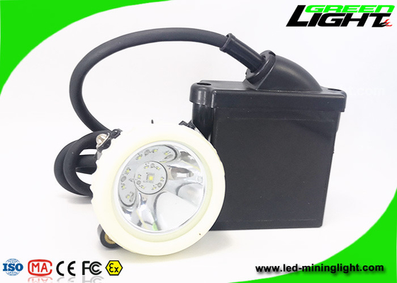 Hoher Strahl 216lum 450mA schnürte Bergbaukappen-Lichter 10000lux 6.6Ah