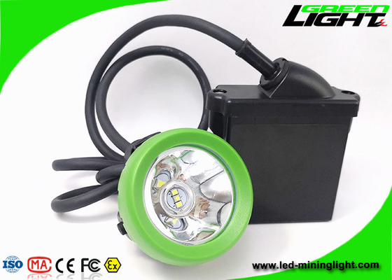 1.67W 10000lux LED wieder aufladbares Bergmann-Licht der Bergbau-Hut-Lampen-6.6Ah