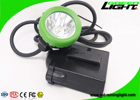10000lux 7.8Ah schnürte LED-Bergbau-helle Untertagekohlenlampe 1.67W